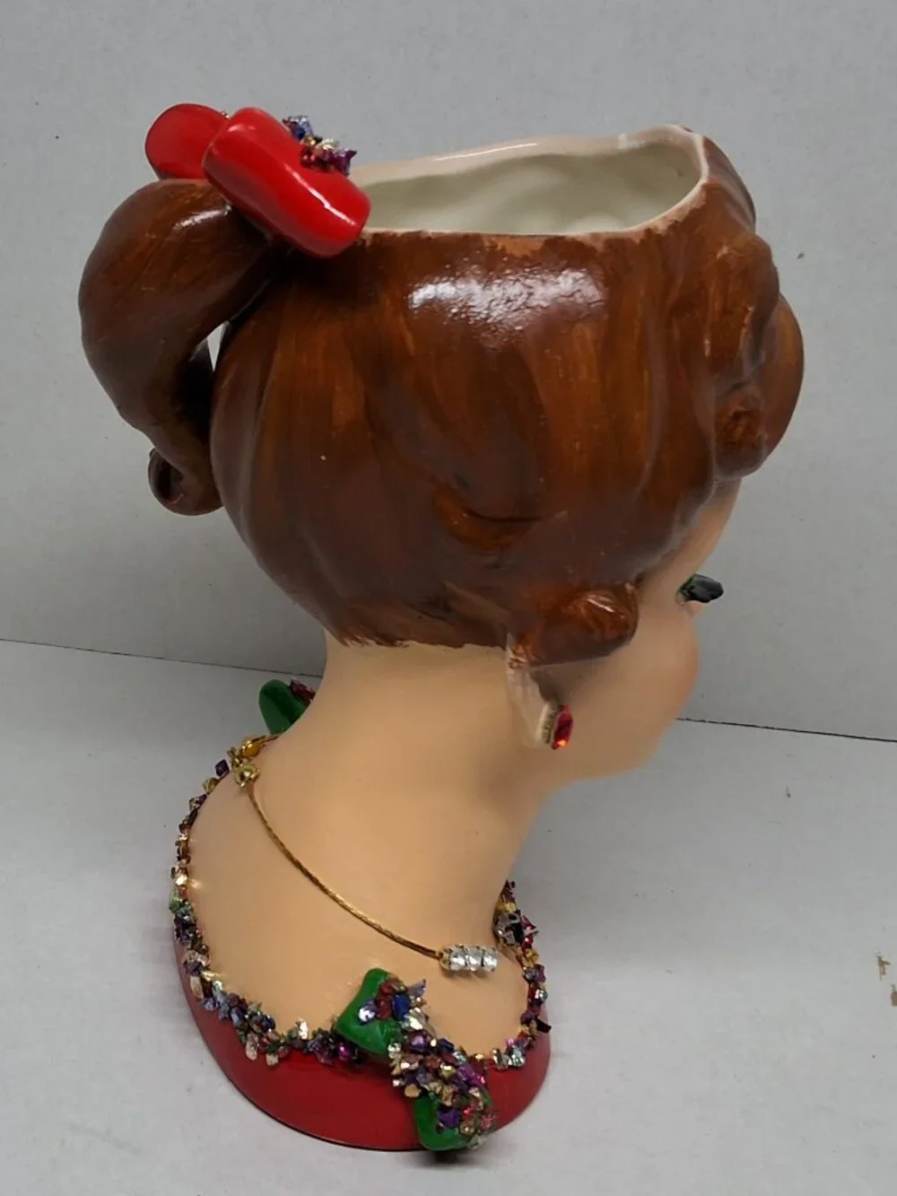 Enesco Lady Head Vase 5.75” Second Chance reimagined